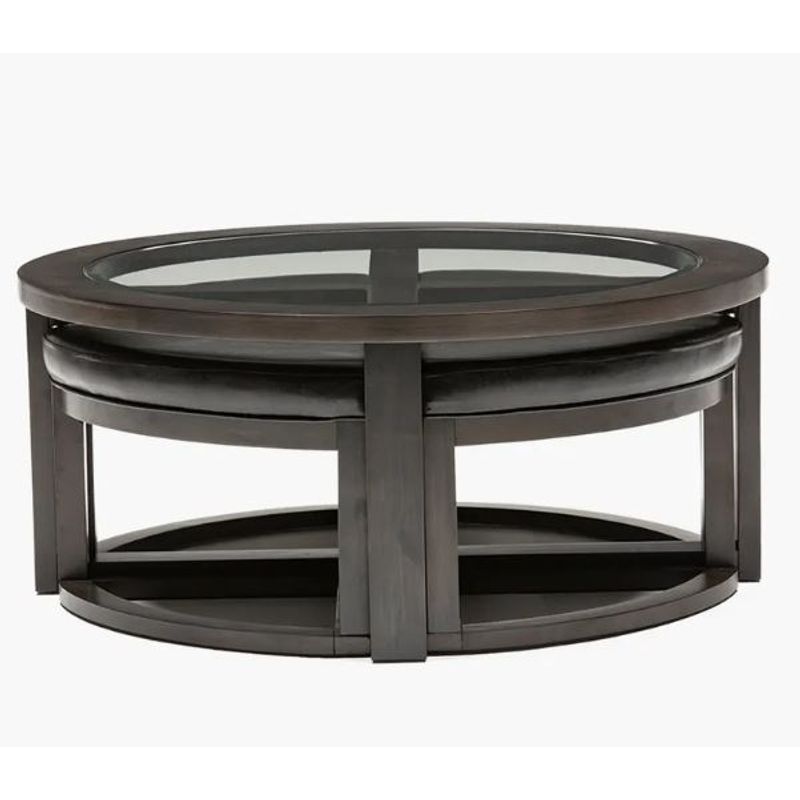 ALLEN - Mesa de Centro Ricarda 4 Pouf