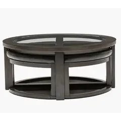 ALLEN - Mesa de Centro Ricarda 4 Pouf
