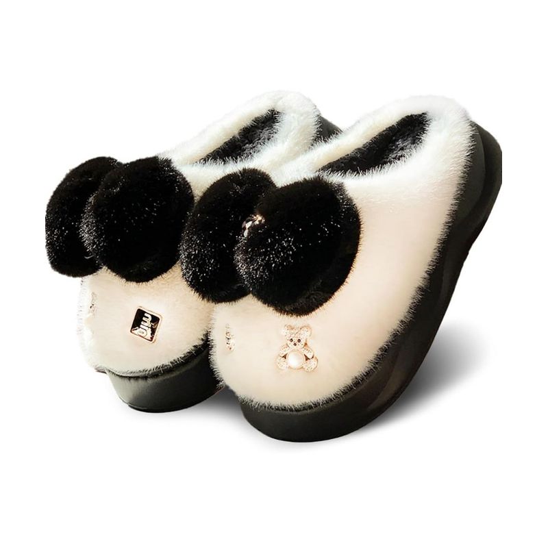 GENERICO - pantuflas con chiporro mujer anti deslizante A-62
