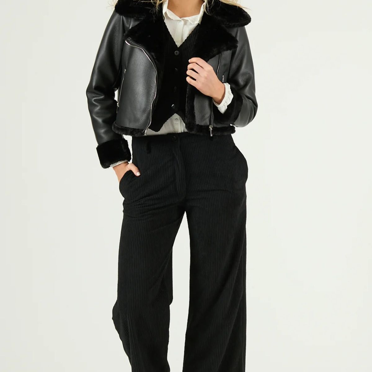 LUNA - Aviadora Cazadora Bayan Mujer