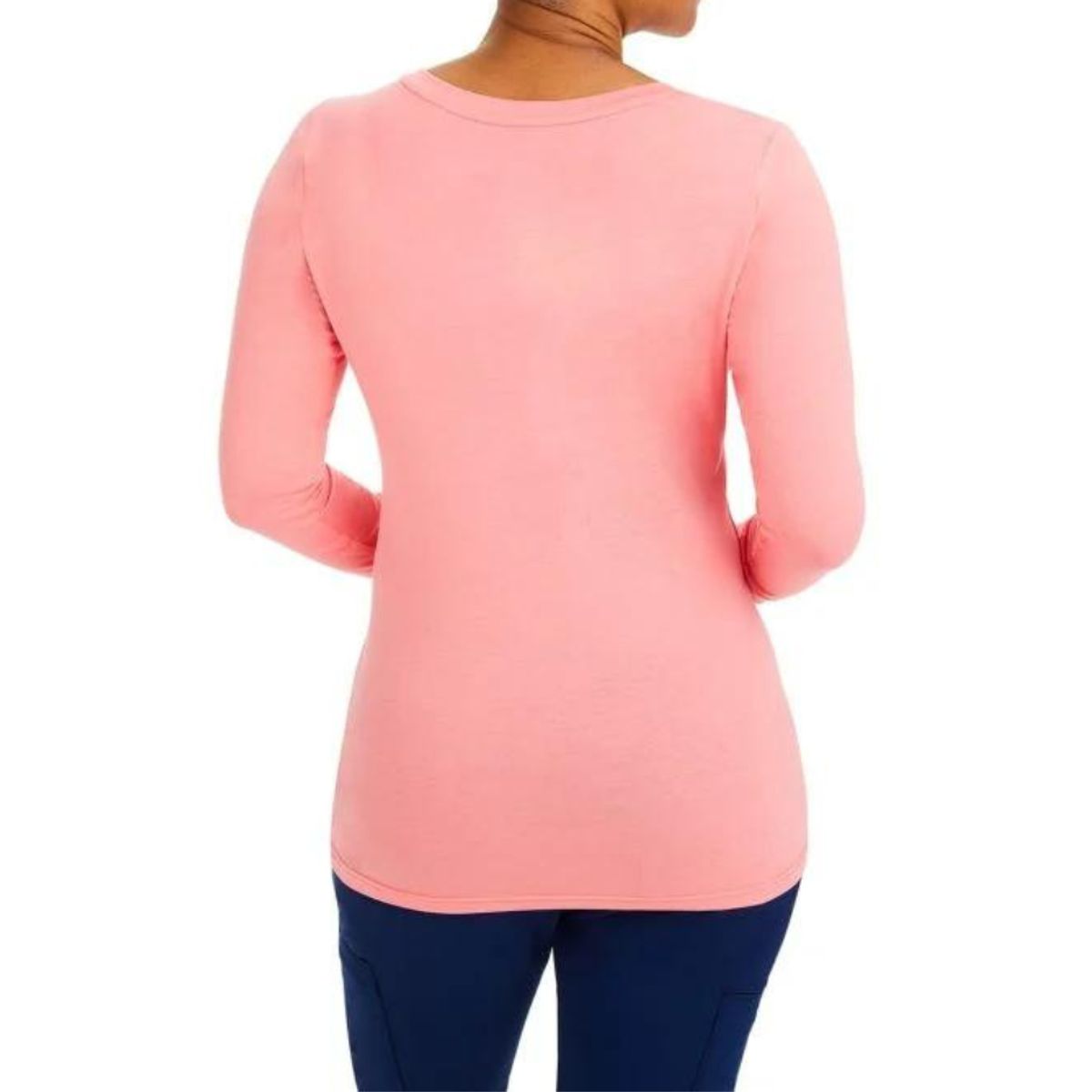 GARSIL - camiseta manga larga de bambu cuello redondo dama