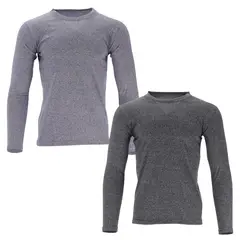 GARSIL - Pack 2 Camisetas Termica Manga Larga Interior Polar Hombre