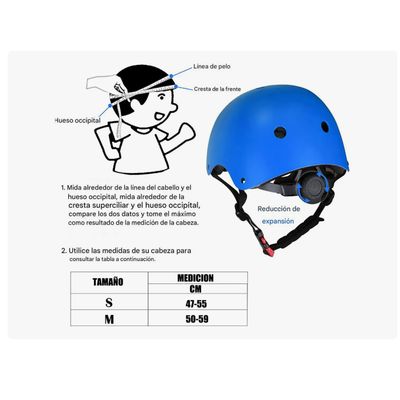 Imagen 2 del producto Set de Protecciones + Casco Niños Talla M Rosado