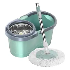 GENERICO - Mopa Trapeador Giratorio Spin 360° Con Balde