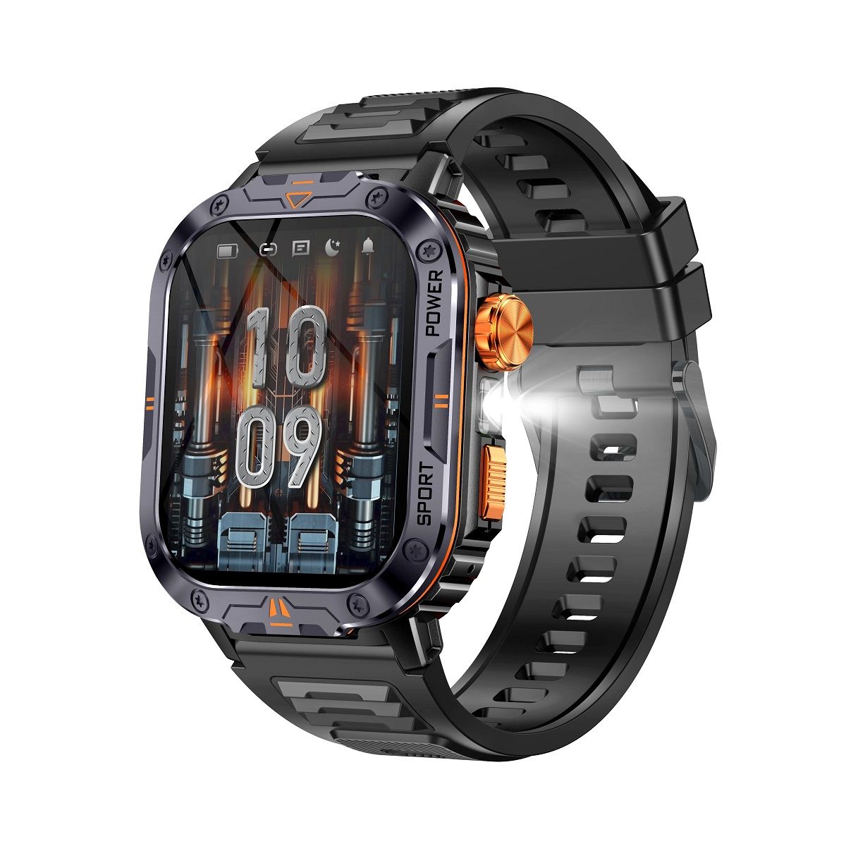 STARTECHOFFICE - Smartwatch Deportivo NX20 Memoria 4GB Música Local Linterna Táctica Notificaciones Salud Deporte