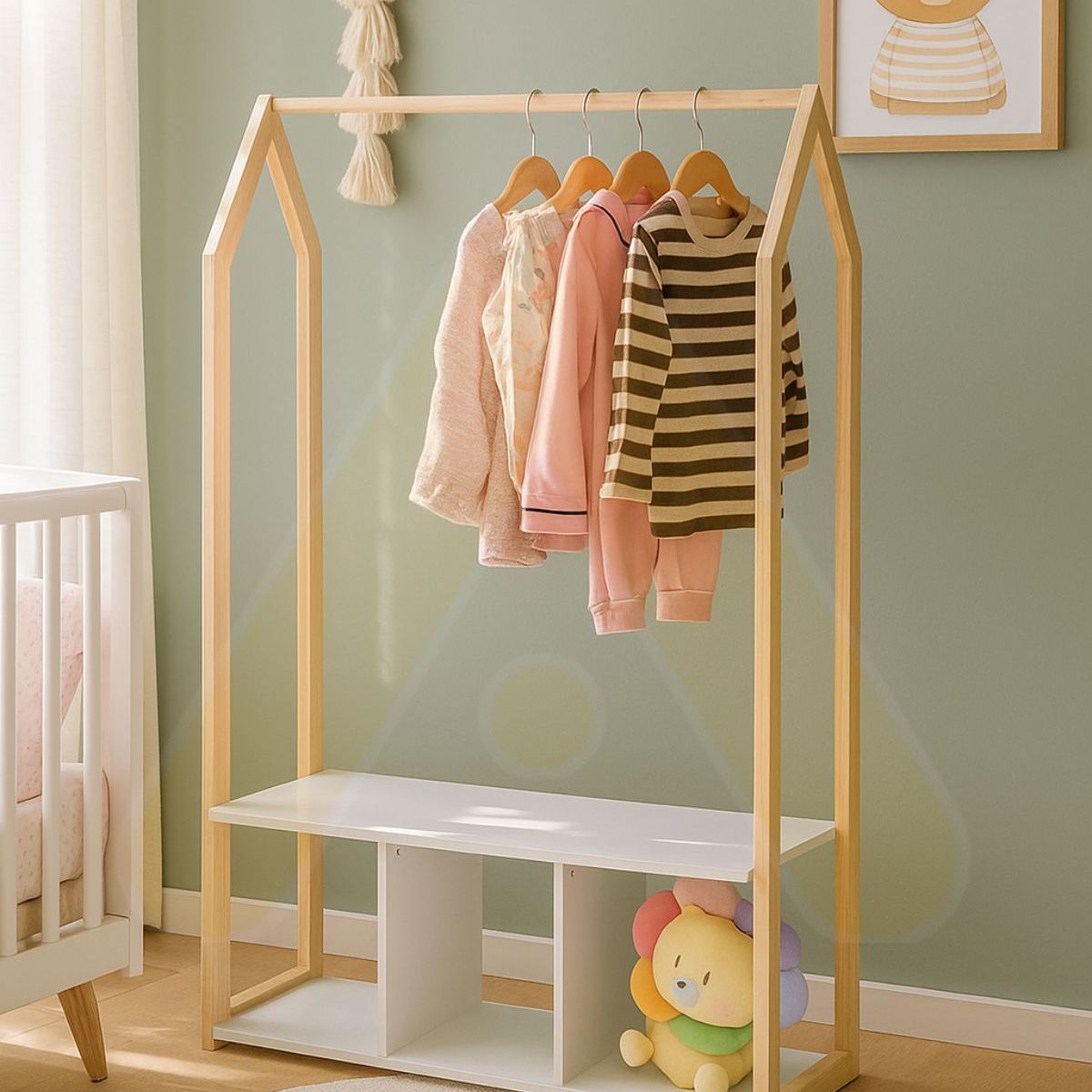 HABITA2 CHILE - Closet Colgador 3 espacios Infantil