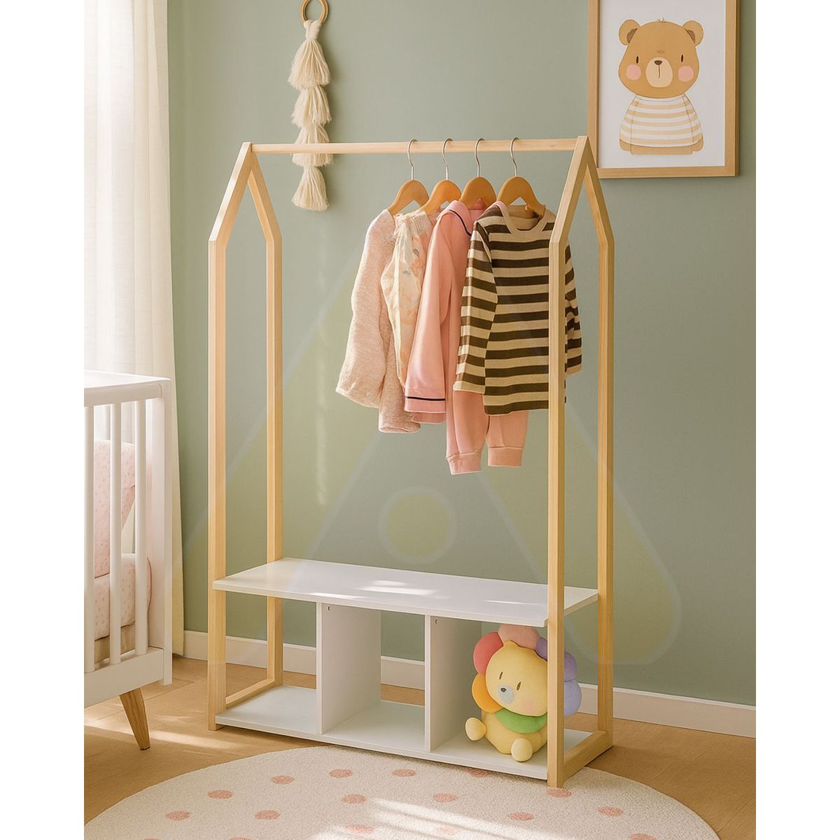 HABITA2 CHILE - Closet Colgador 3 espacios Infantil