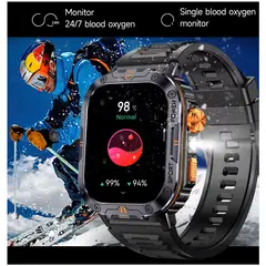 GENERICO - Smartwatch Deportivo Llamadas Bluetooth IP68 Monitoreo Salud Completo
