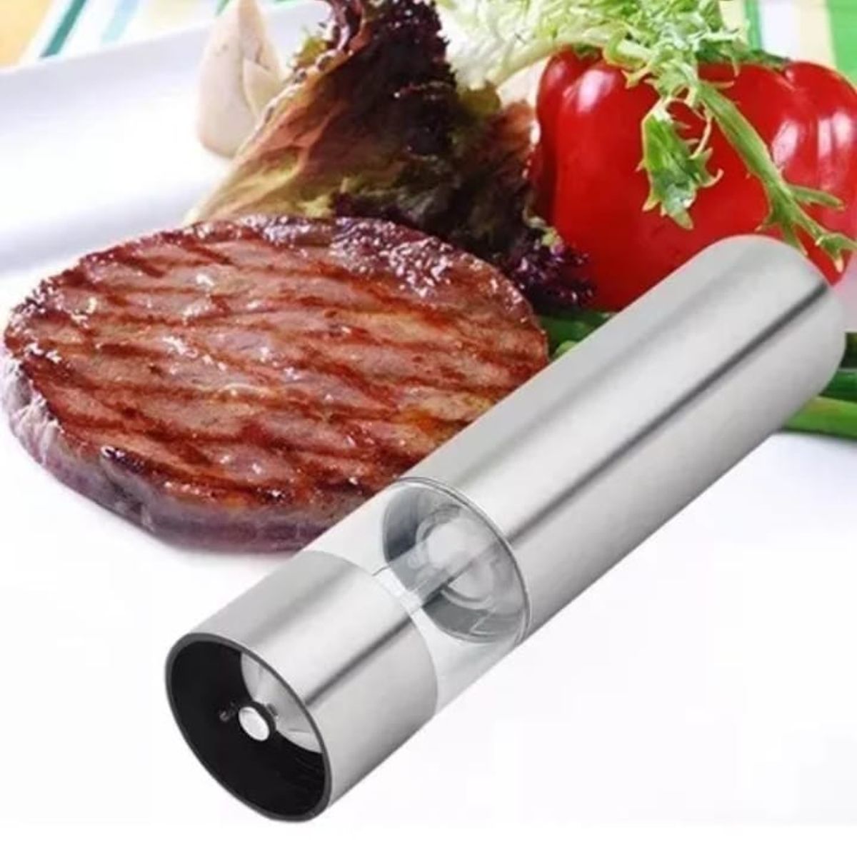 GENERICO - Molinillo Eléctrico de Sal y Pimienta