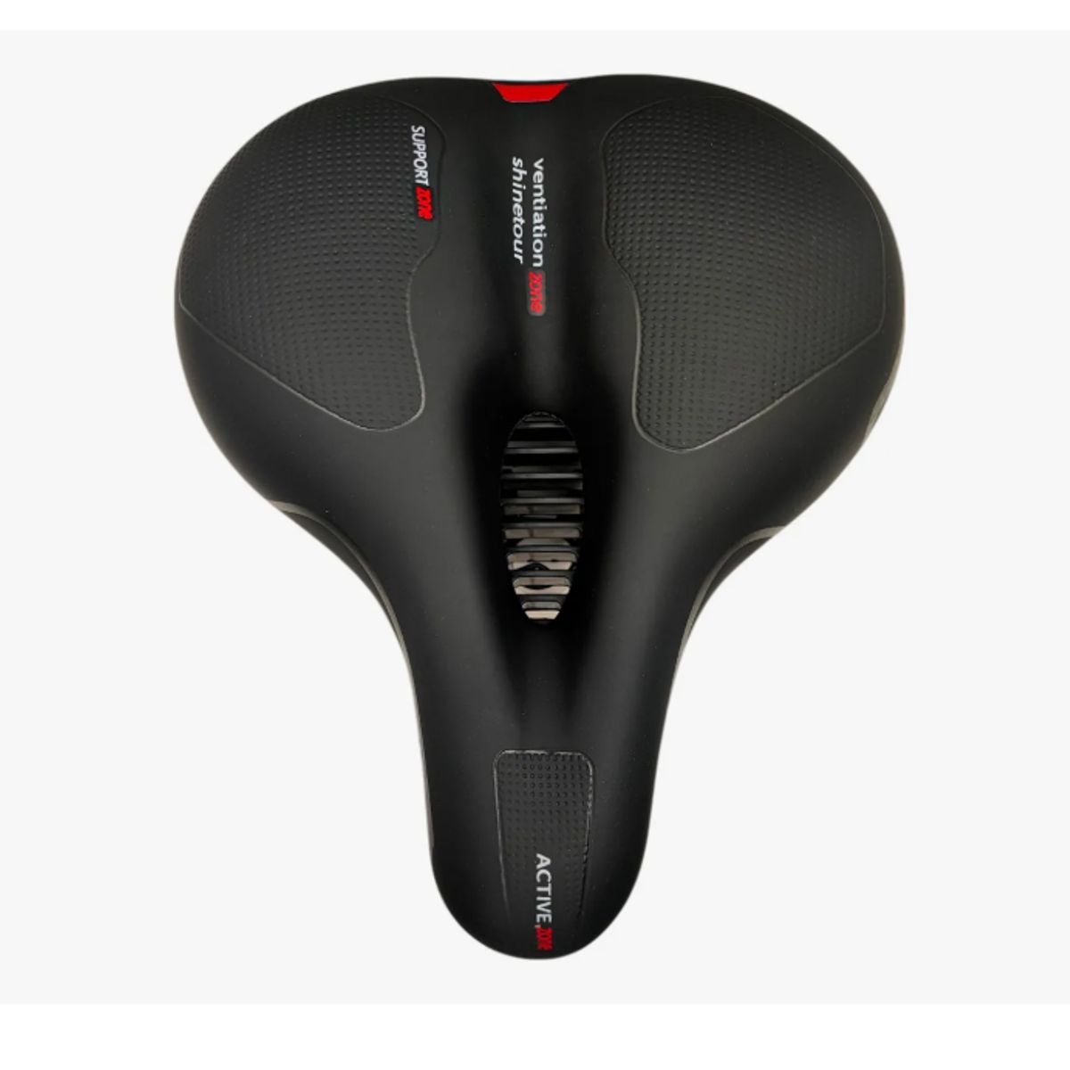 GENERICO - Sillín Asiento Bicicleta Anti prostático Amplio Reflectante