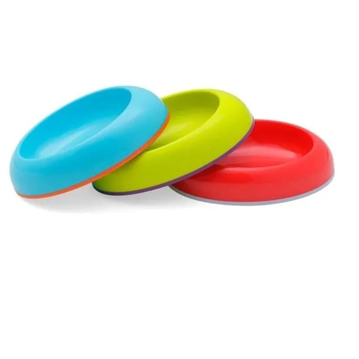 GENERICO - Set 3 Platos Bebé Guagua Marca Boon Dish