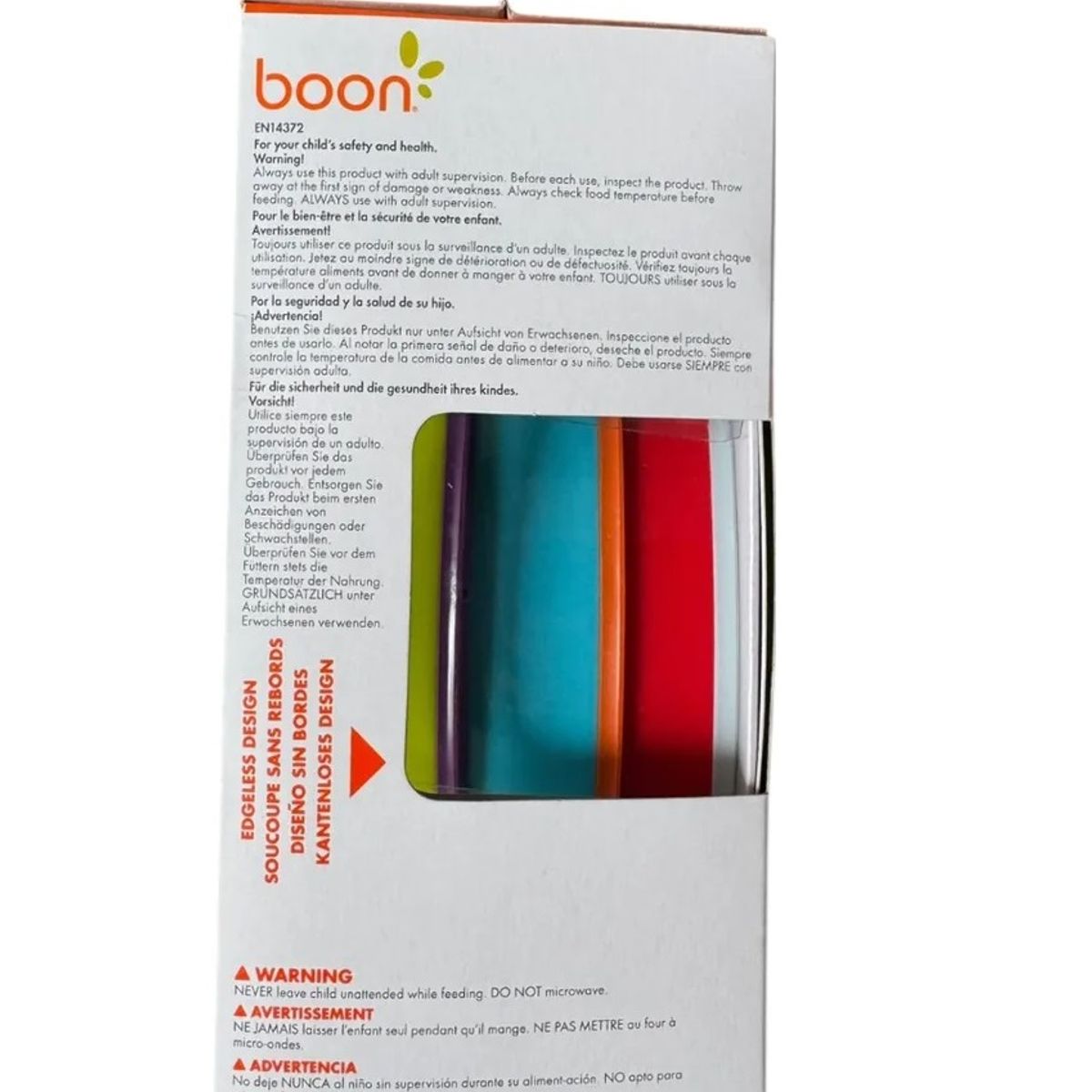 GENERICO - Set 3 Platos Bebé Guagua Marca Boon Dish