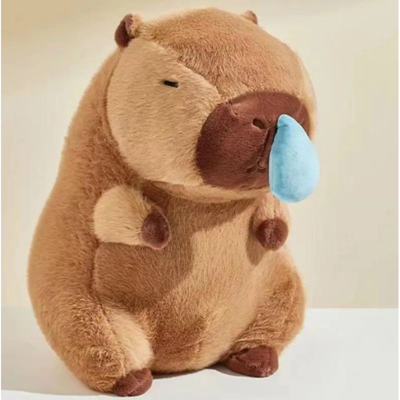 GENERICO - Peluche Capibara Dormilón 23 cm