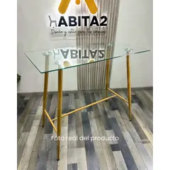 HABITA2 CHILE - MESA DE BAR ATLAS VIDRIO