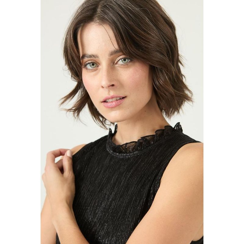 PRIVILEGE - Blusa negra PRIVILEGE 2748 - Negro