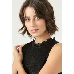 PRIVILEGE - Blusa negra 2748 - Negro