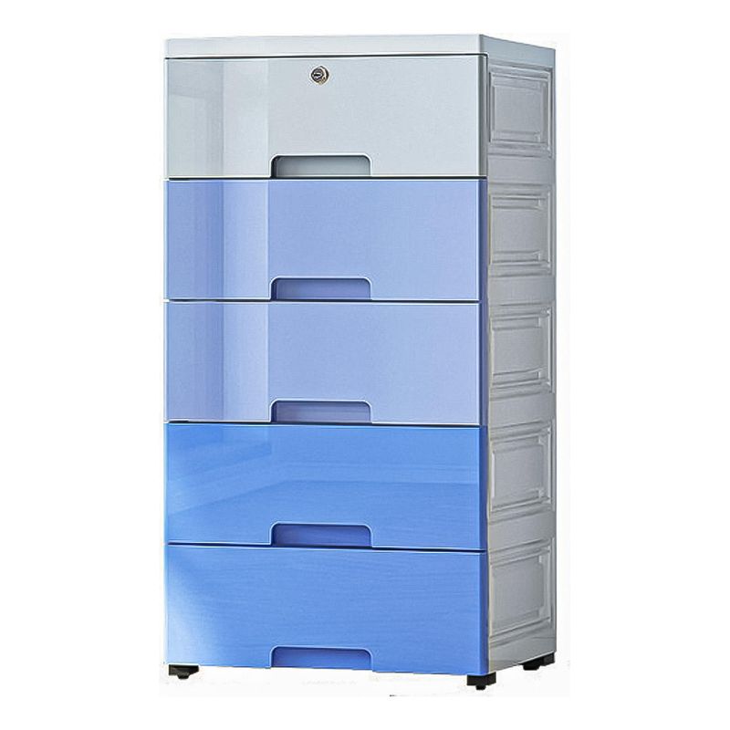 ANYHOGAR - Cajones De 5 Pisos Cocina Baño Closet Con Ruedas Y Llave