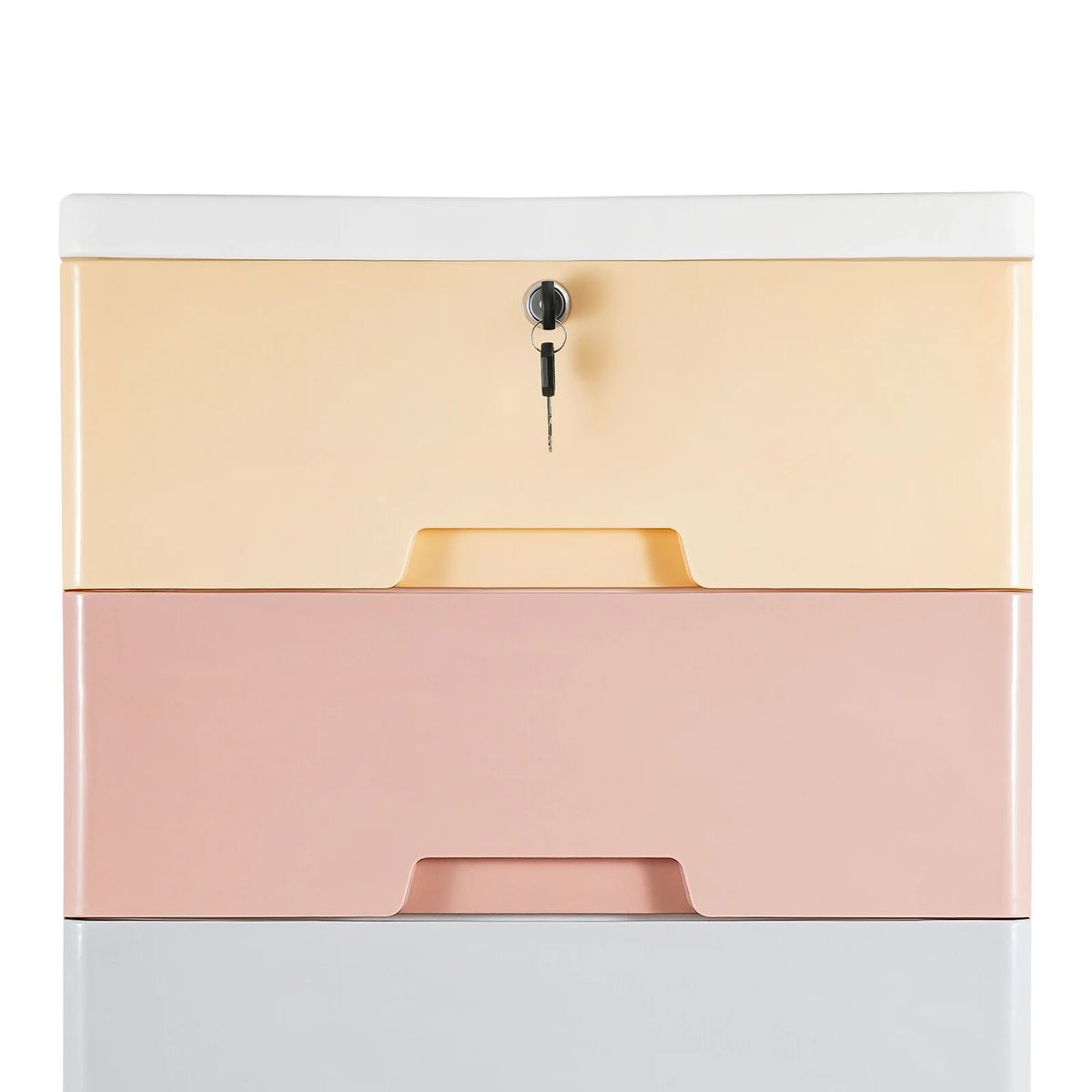 ANYHOGAR - Cajones De 5 Pisos Cocina Baño Closet Con Ruedas Y Llave