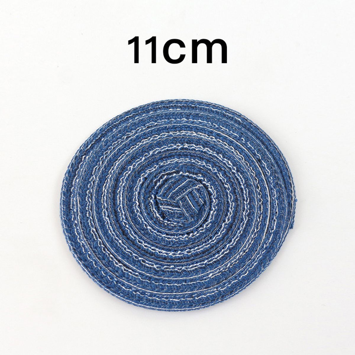 PUREPOWER - Set 8 individuales redondos tejidos 11cm