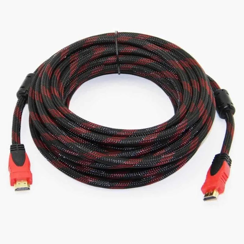 GENERICO - Cable Hdtv 3 Metros Full Hd Blindado,enmallado Y Reforzado  3m