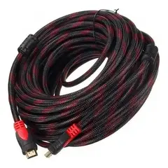 GENERICO - Cable Hdtv 3 Metros Full Hd Blindado,enmallado Y Reforzado 15m