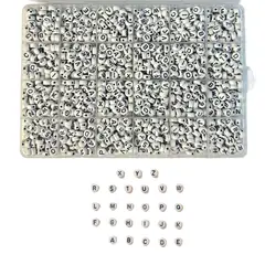 GENERICO - CUENTAS PARA HACER PULSERAS MOSTACILLA DE LETRAS