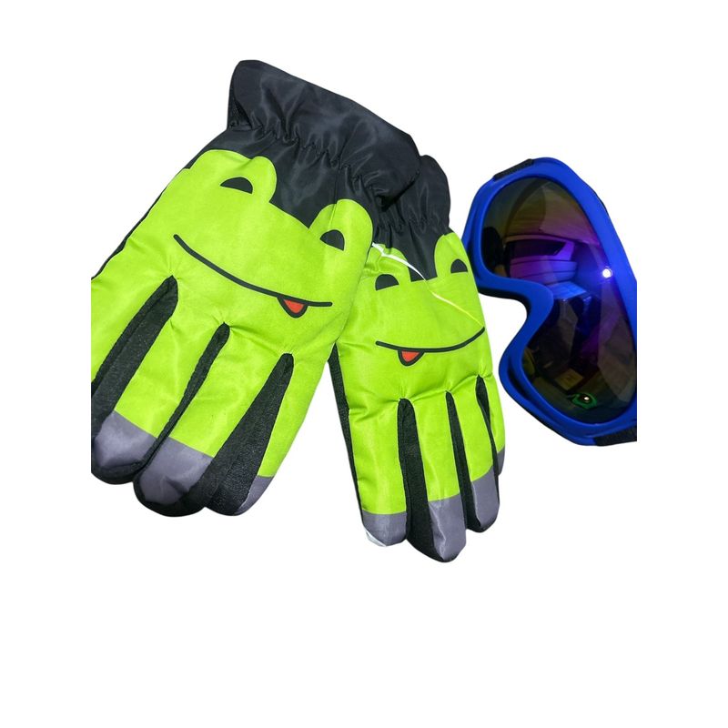 GENERICO - Lentes De Nieve Para Niños Y Jovenes + Guantes  Ski  Snowboard
