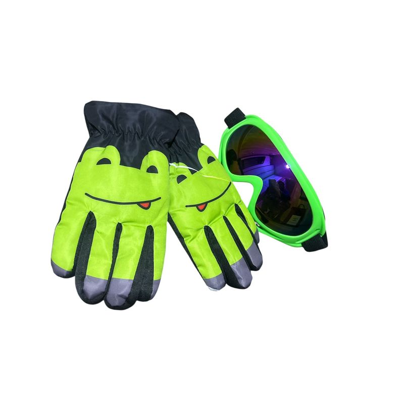 GENERICO - Lentes De Nieve Para Niños Y Jovenes + Guantes  Ski  Snowboard