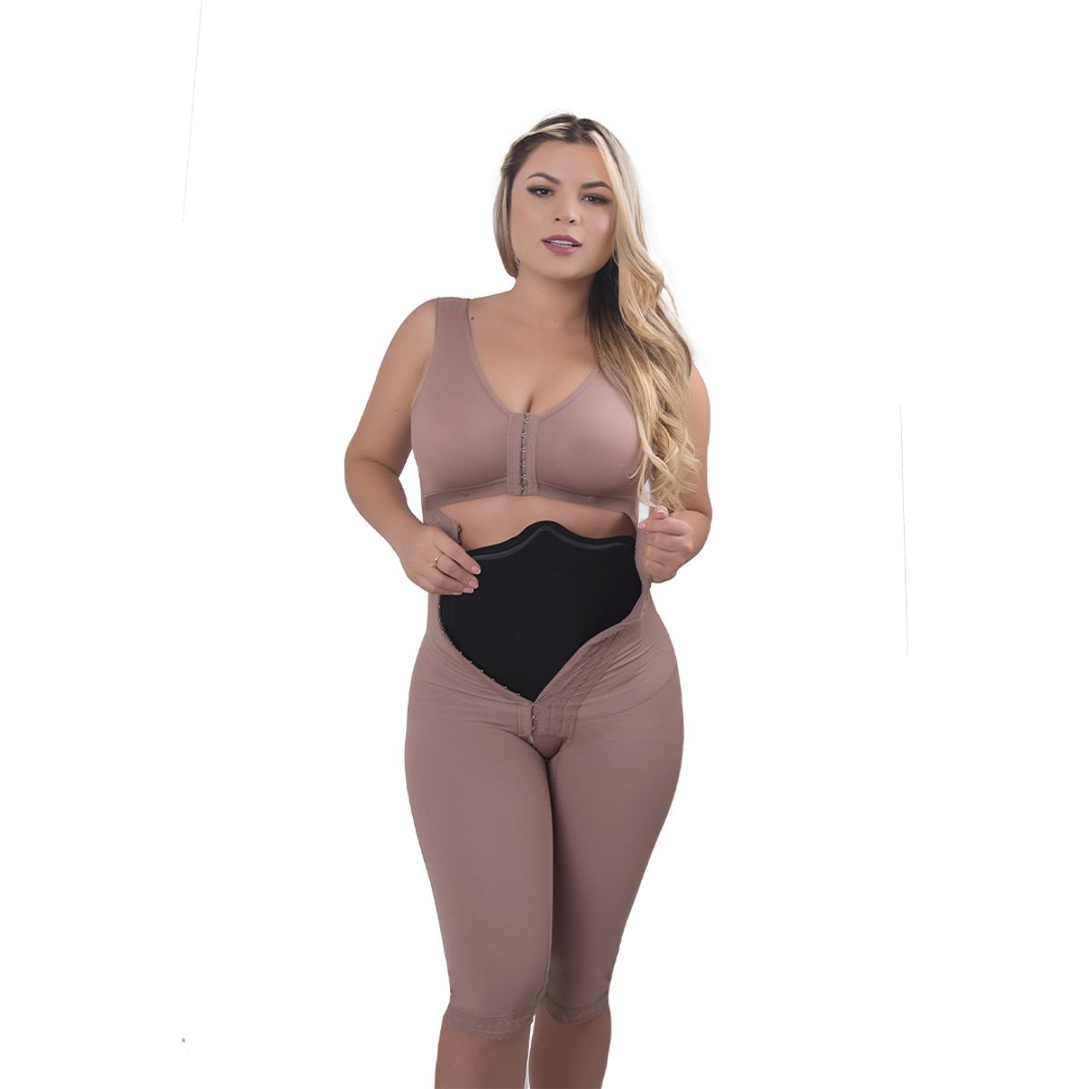 CINTURA SONADA - Tabla Abdominal Post Operatorio Premium Negra