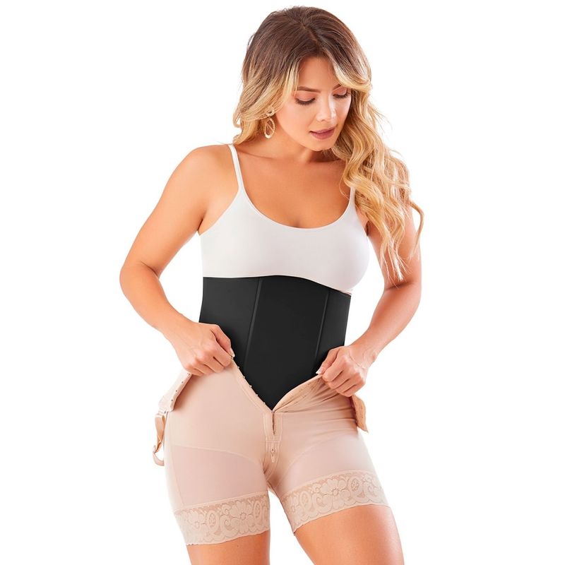 CINTURA SONADA - Tabla Abdominal Post Operatoria Envolvente Negra