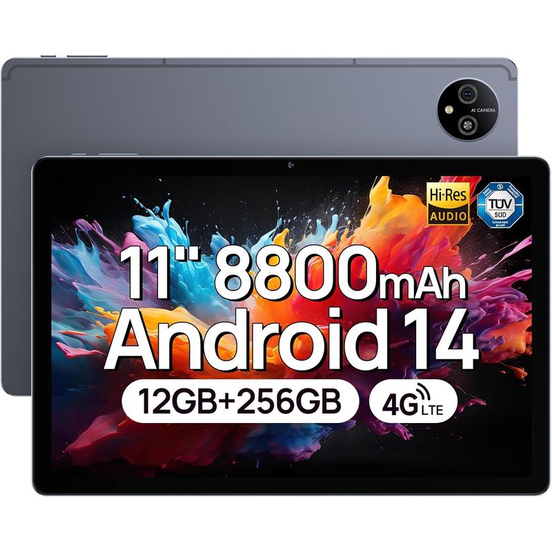 ULEFONE - Ulefone Tab A11 Tableta, 12GB+256GB, 11 pulgadas, Widevine L1