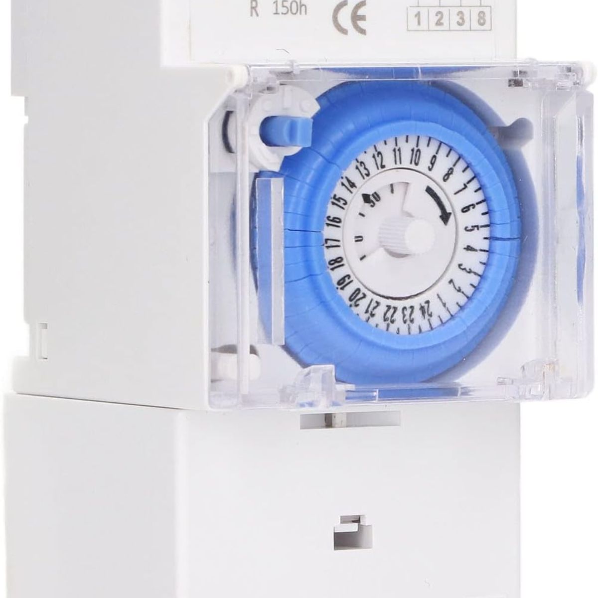 KUANGYE - Timer Analogo Reloj Control 220v Riel Dim 16a 24h Reserva