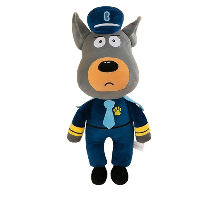 DANWEILE - Perro De Peluche Sheriff Labrador Con-45CM Gris