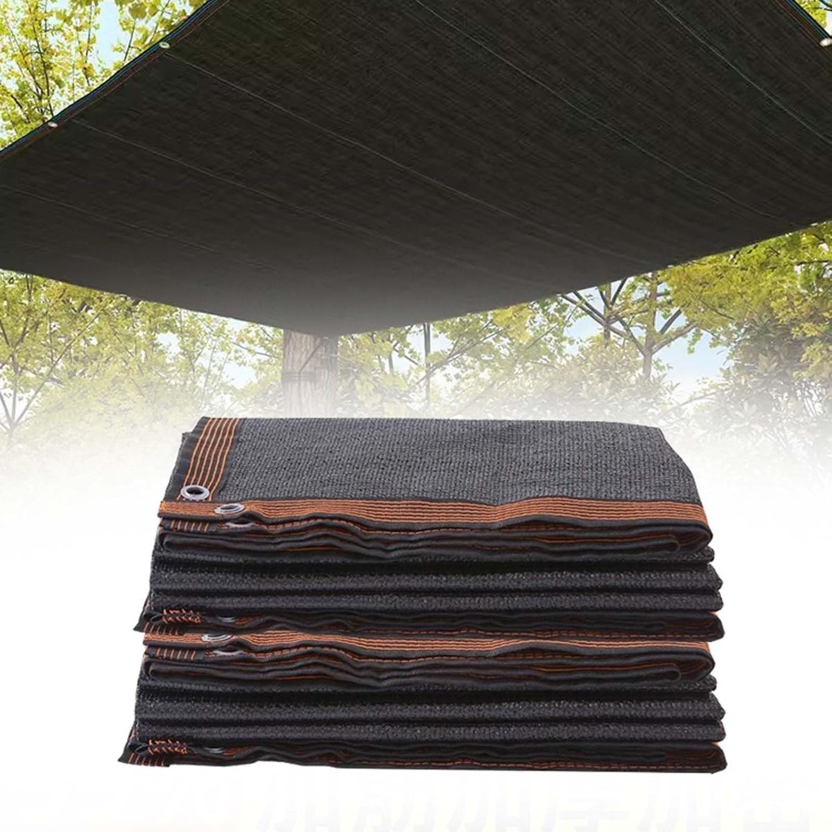 GENERICO - 95% Tela De Sombra Malla Sombreadora 3x4m Con Ojales