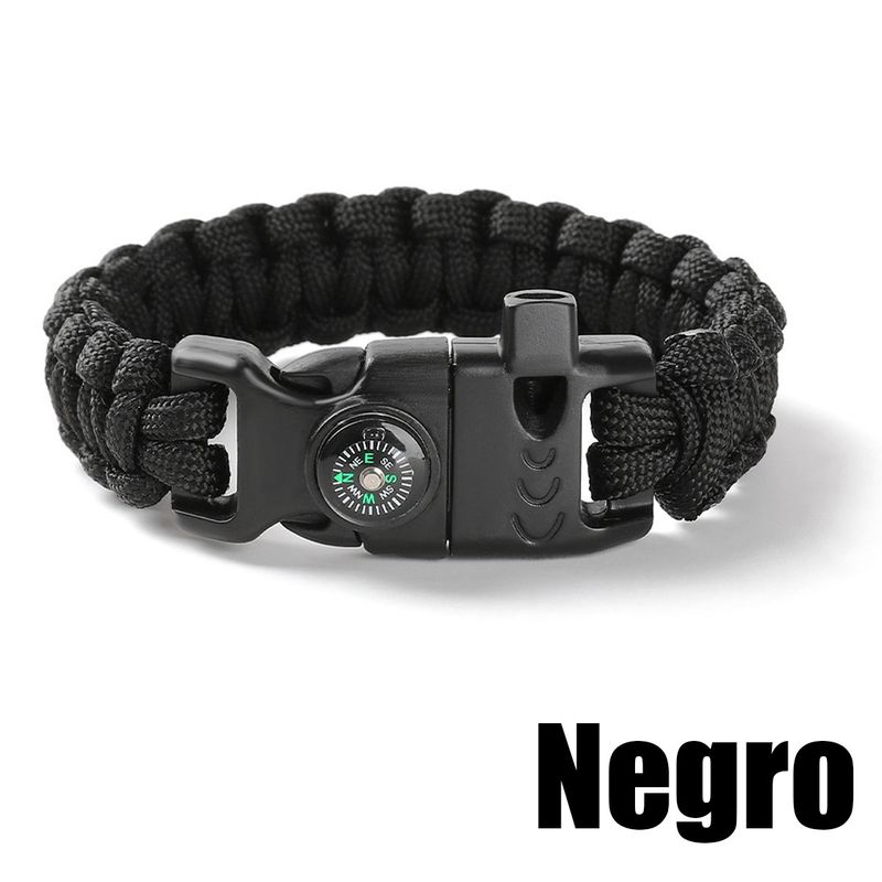 EDWINAYY - Pulsera Paracord Cuchillo Multifuncional Supervivencia