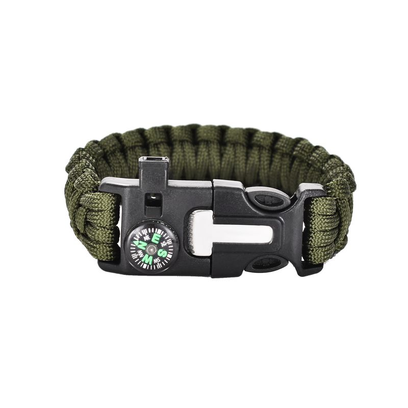 EDWINAYY - Pulsera Paracord Cuchillo Multifuncional Supervivencia