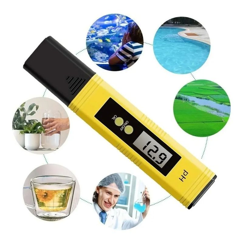 GENERICO - Medidor Digital Ph Acidez Tester Alcalinidad De Liquidos