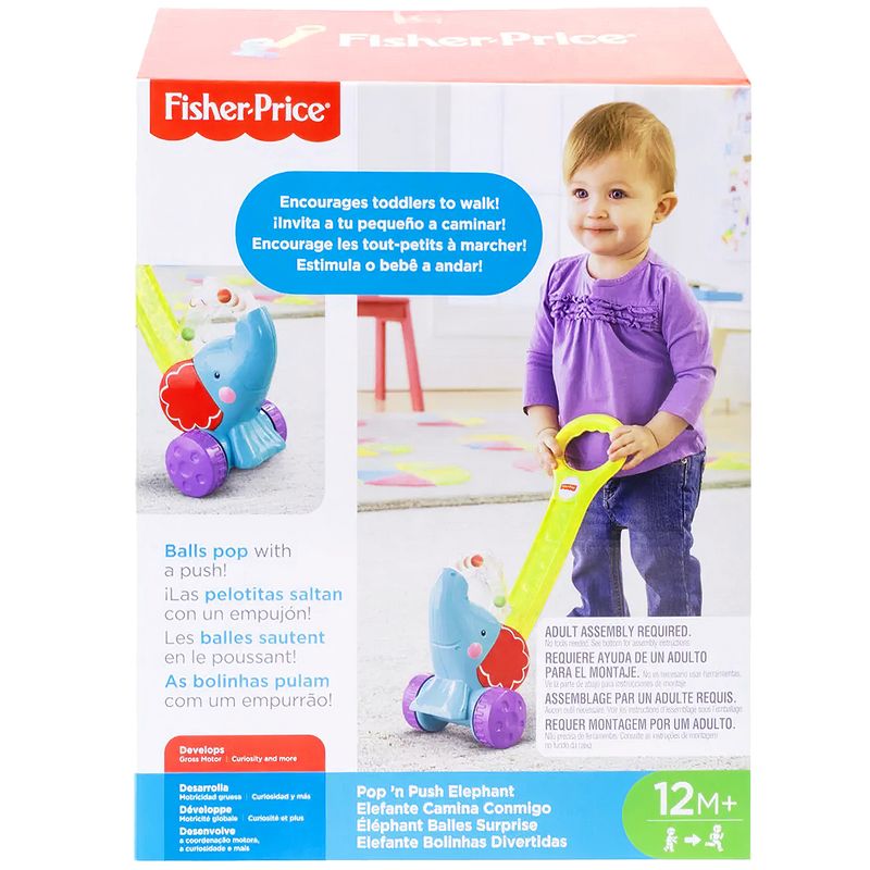 FISHER PRICE - Fisher Price Divertido Juguete Elefante Camina Conmigo