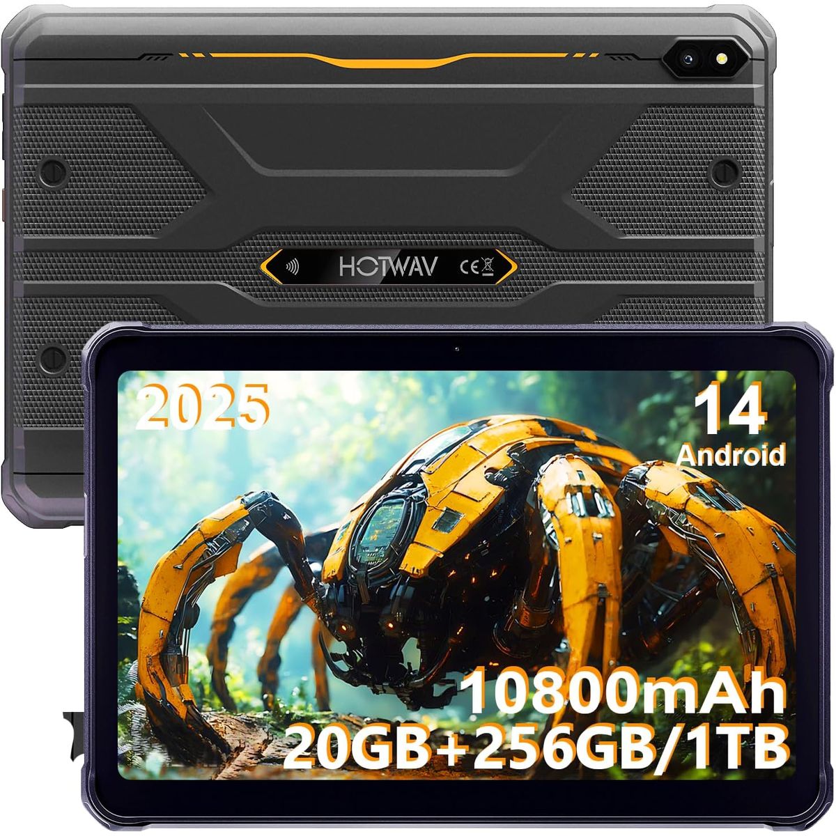 DOOGEE - Tableta HOTWAV R10 Pro, 20GB+256GB, 10800mAh,  Android 14