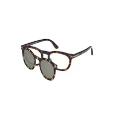 TOM FORD - Lentes Ópticos Havana con Clip-On