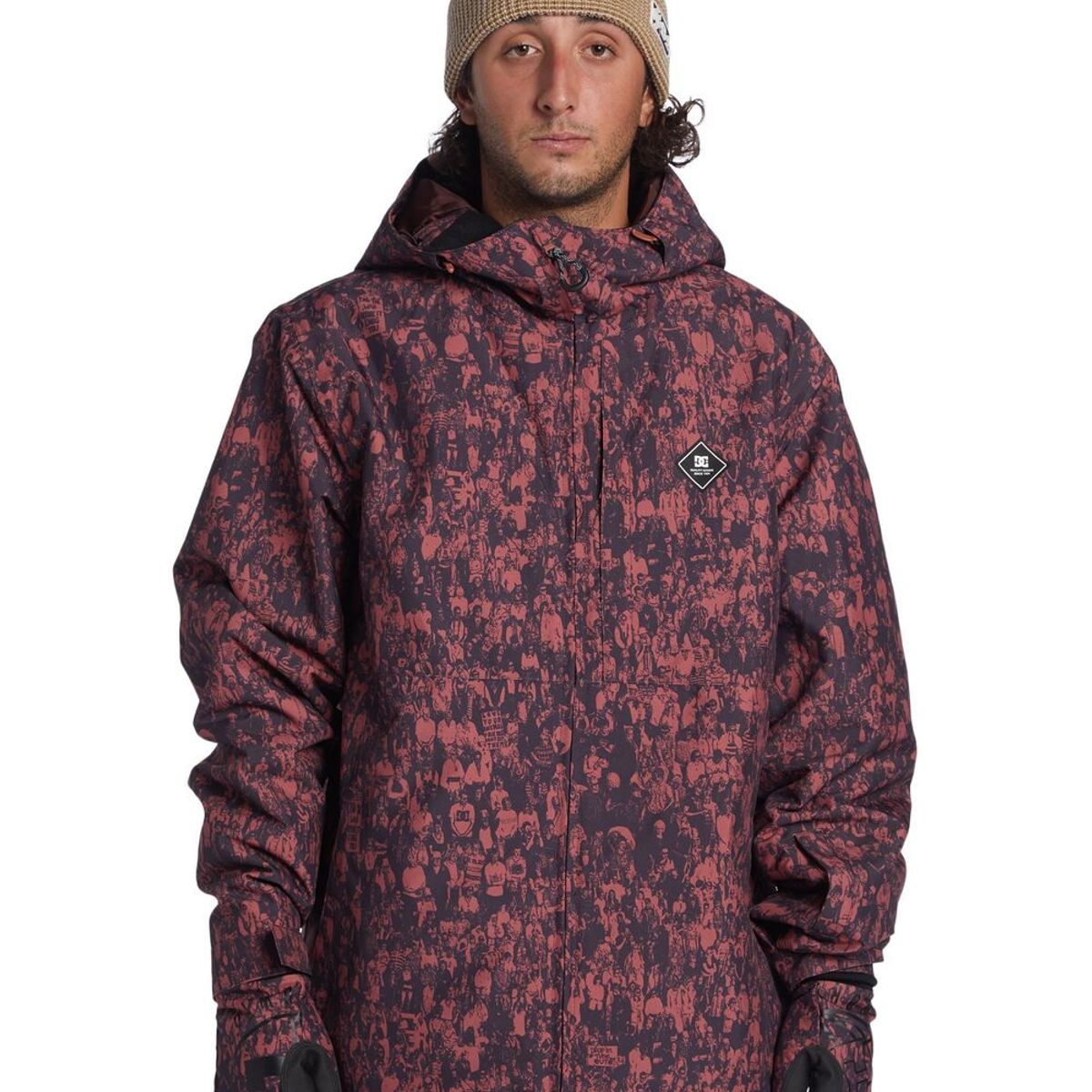 DC SHOES - Chaqueta Nieve Hombre Basis Print Marrón DC