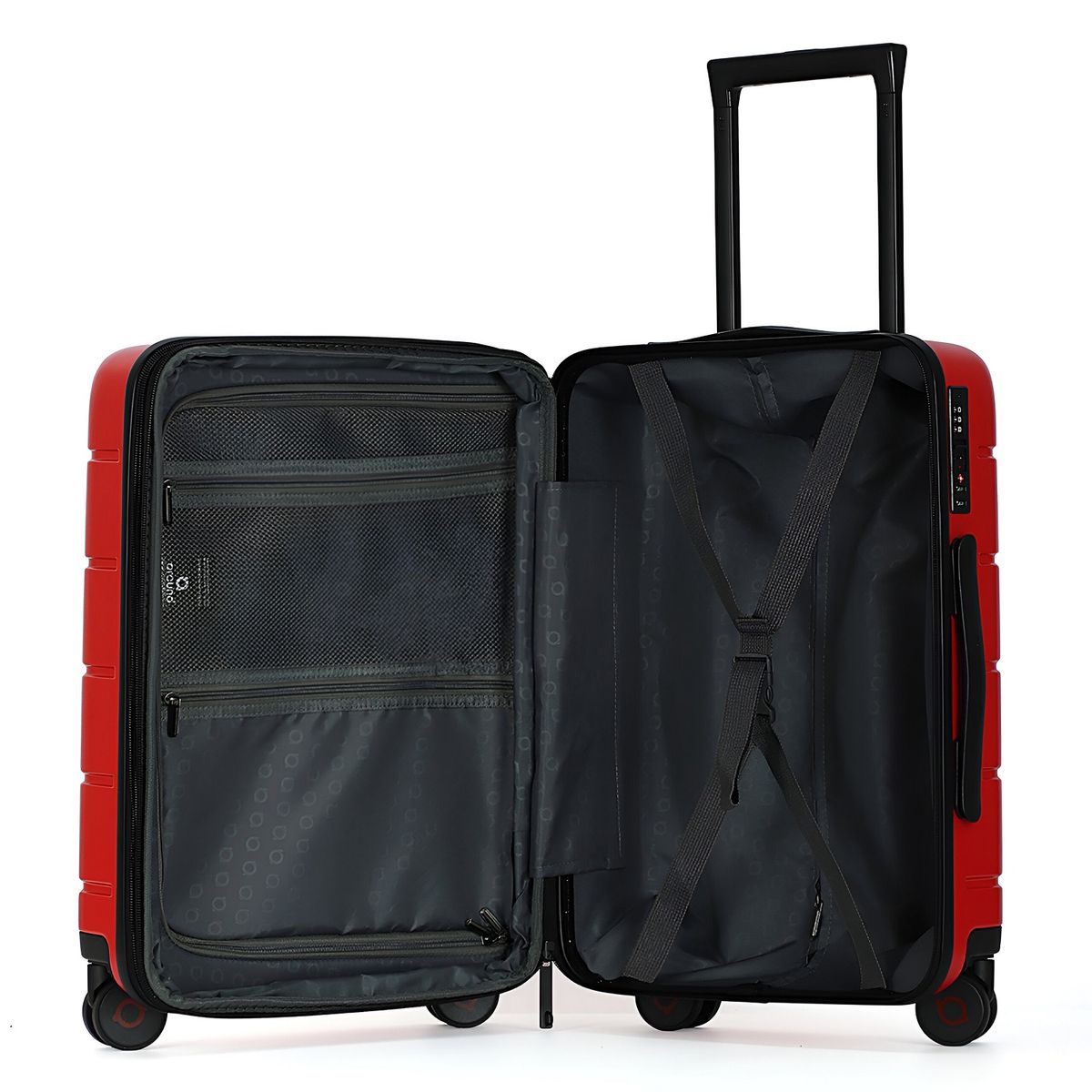 AROUND - MALETA OSLO EXTRA GRANDE ROJO