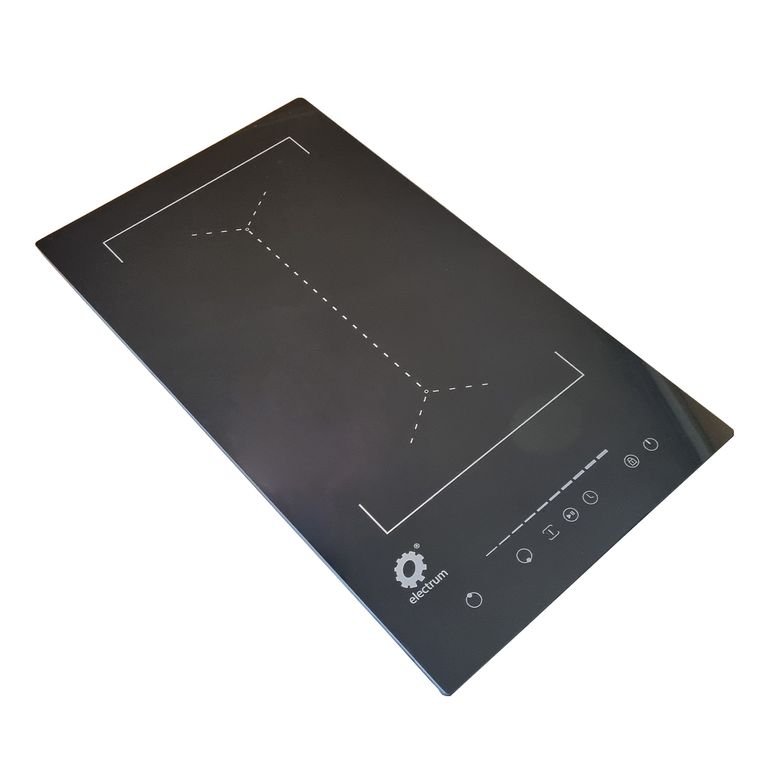 ELECTRUM Encimera de inducción 2 platos 27 x 50 con zona flex