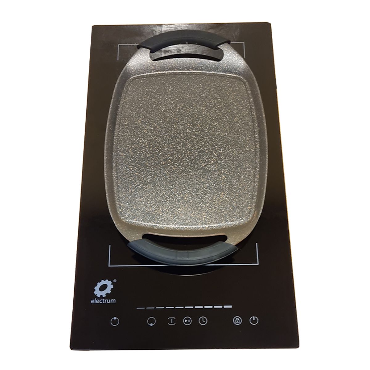 ELECTRUM - Encimera de inducción 2 platos 27 x 50 con zona flex
