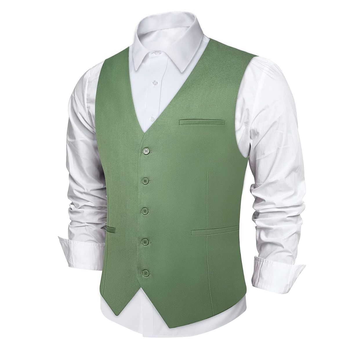 SN SONEC - Chaleco Gilet Hombre Chaqueta formal sin mangas Clasico Matrimonio