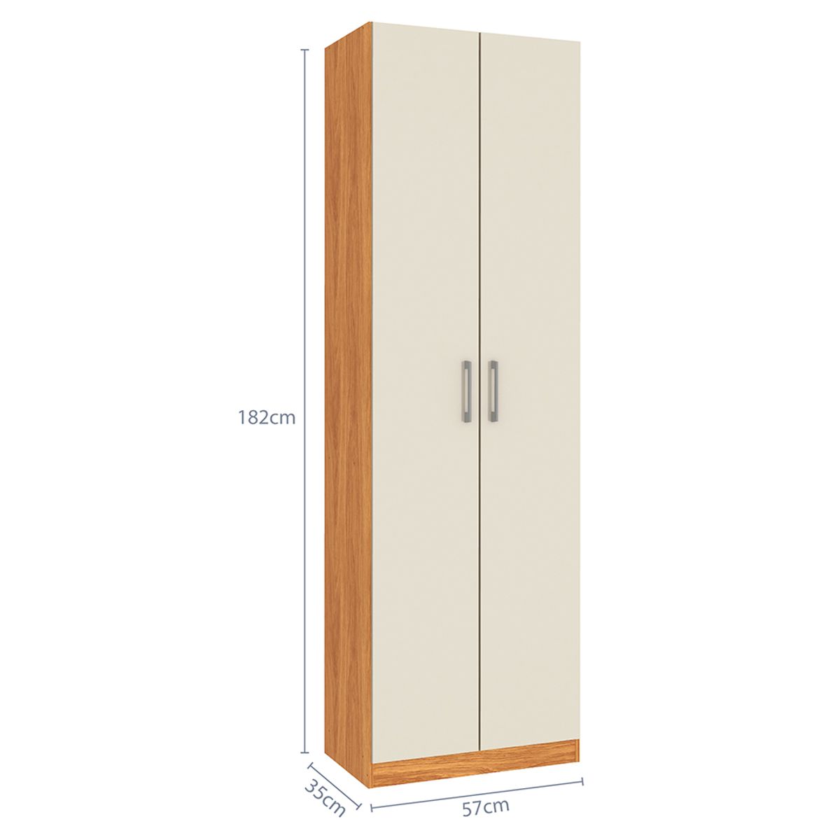 VEKKAHOME - CLOSET CALI BEIGE 2P