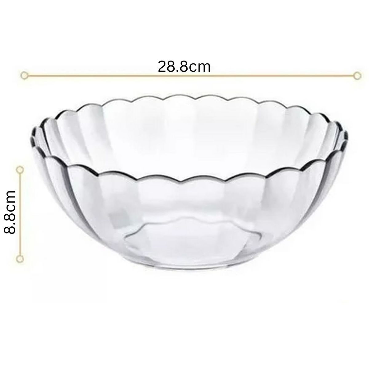 MARINEX - Ensaladera Bowls De Vidrio 2L