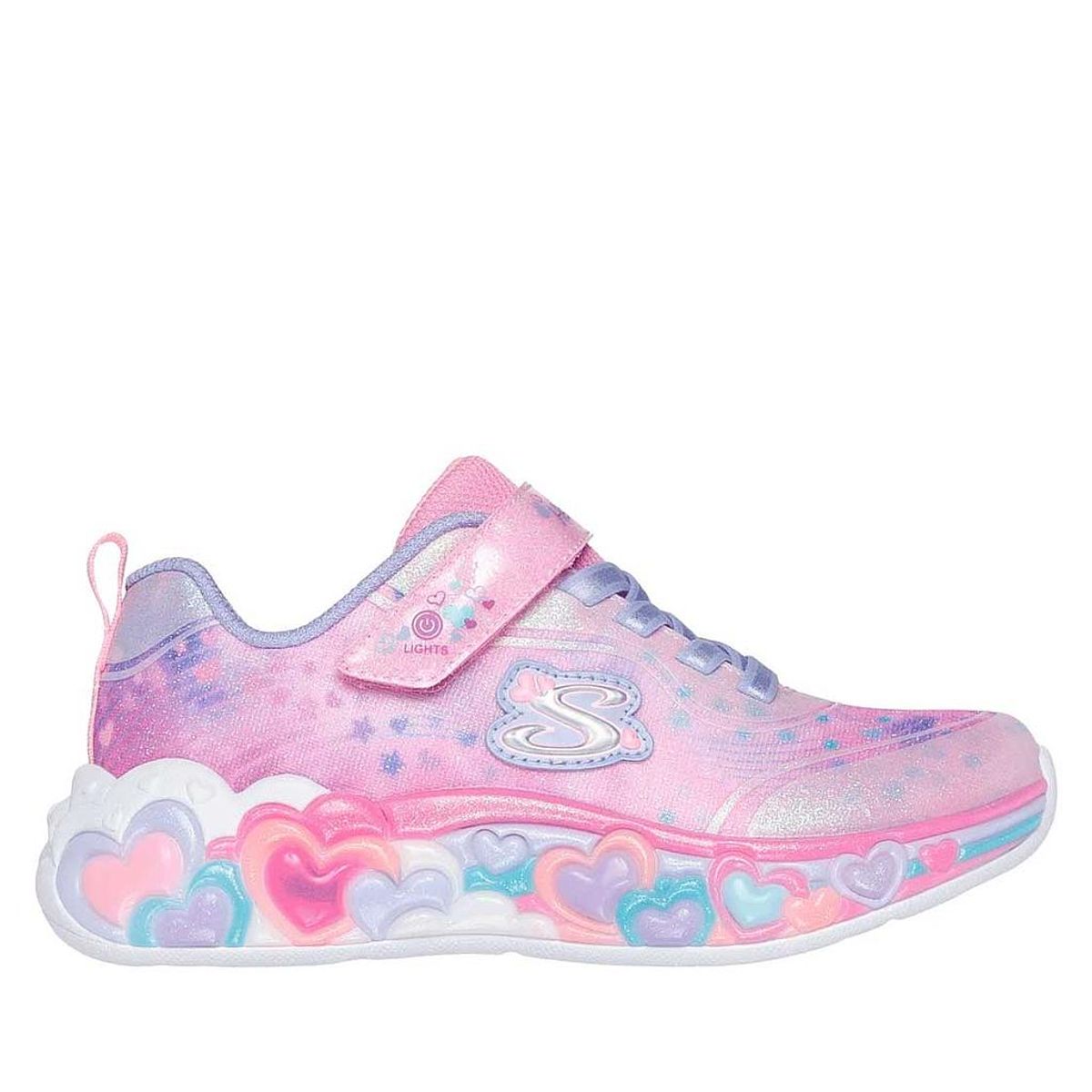 SKECHERS - Zapatillas Urbanas Skechers Niña Eternal Heart Lights 302696L-LPMT