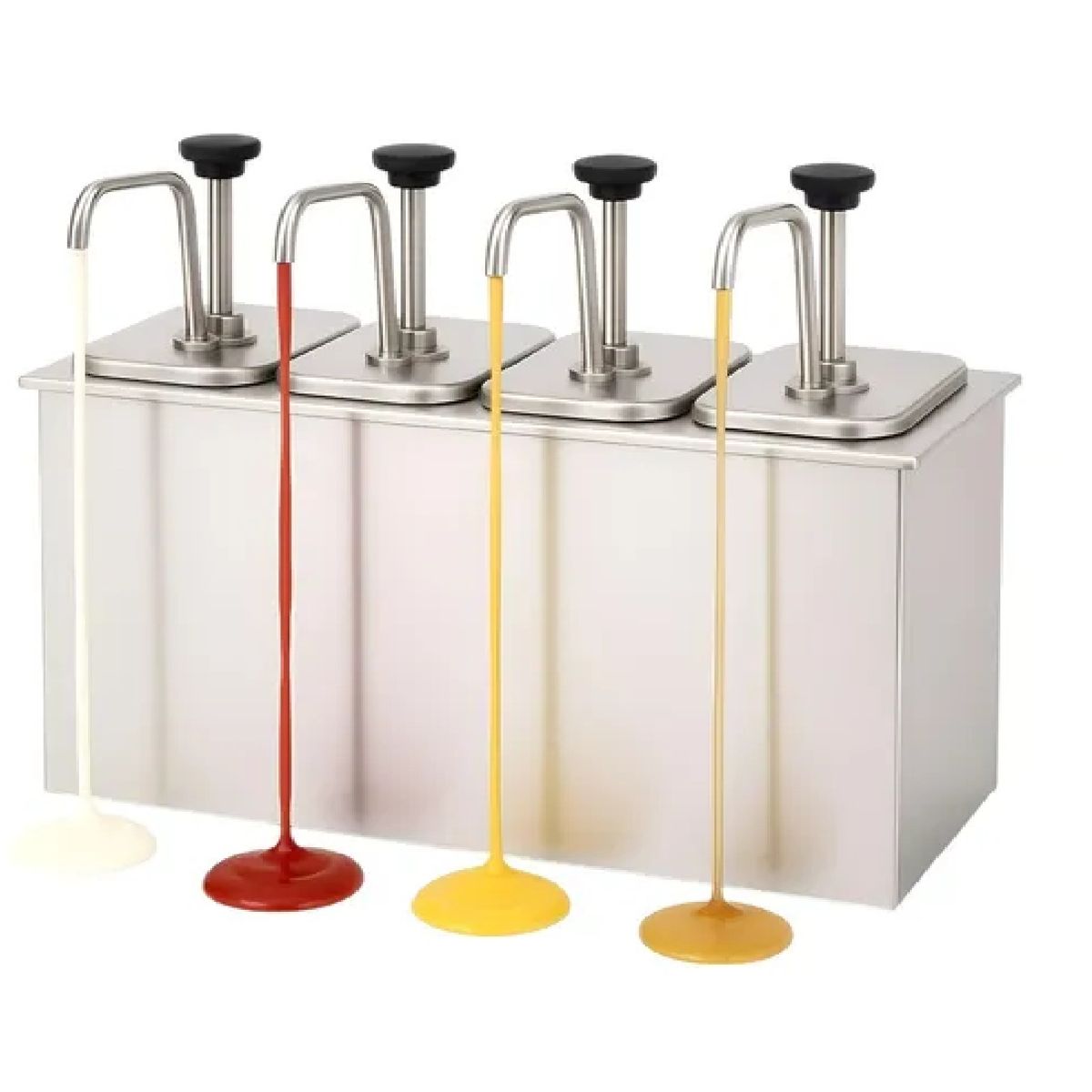 PASTELERIUSCL - Dispensador De Salsa Dispensador Bomba Dosificador Salsa 8l Bomba Dispensadora Acero Inoxidable