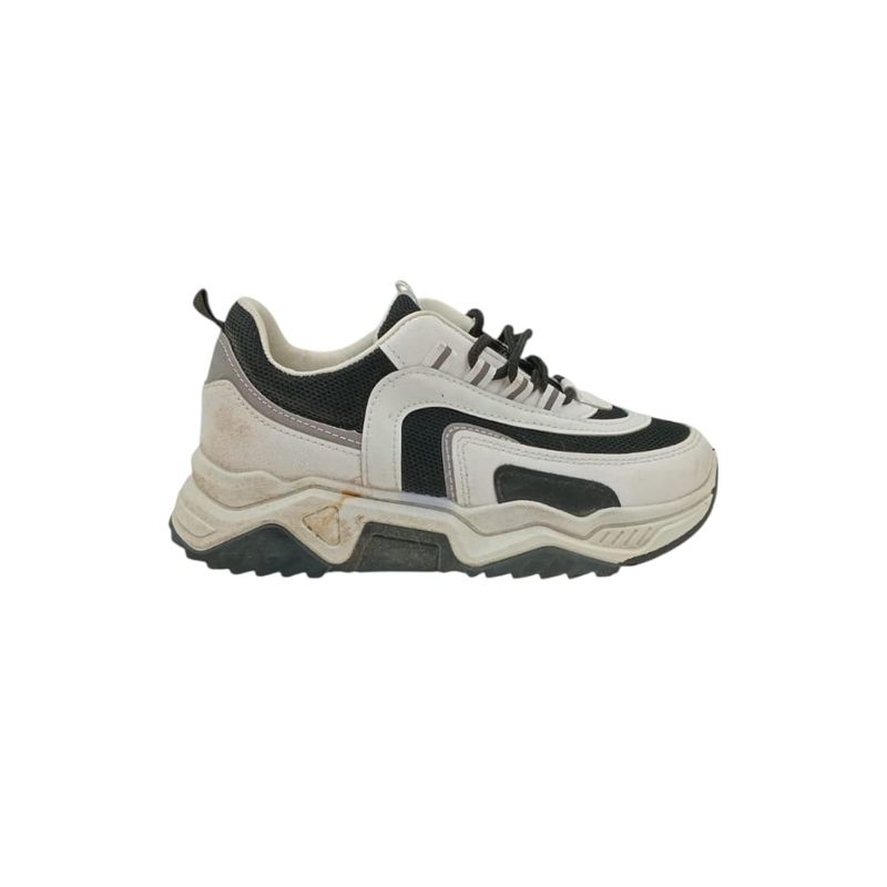 HERIEL - Zapatilla Negra Plataforma Mujer